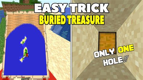 How To Easily Find Buried Treasure In Minecraft! - YouTube