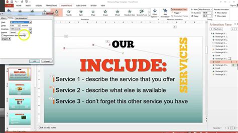 How To Edit Animations in a Powerpoint Template YouTube