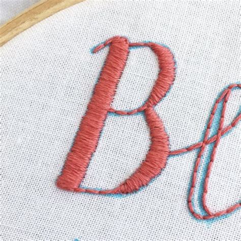 How To Embroider Letters Free Template Create Craft Blog