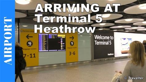 How To Exit Terminal 5 At Heathrow Airport - YouTube