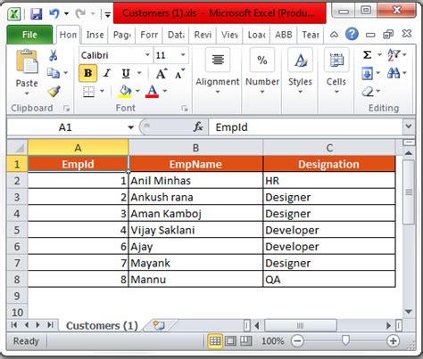 How To Export Data To Excel From Datatable Or Gridview In Asp Net Using