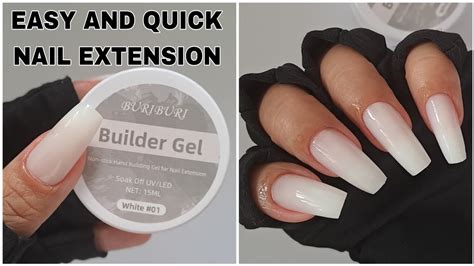 How To Extend Your Nails Using BUILDER GEL Gel Extensions YouTube