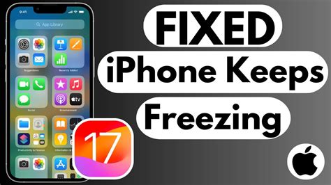 How To FIX iPhone Freezing / Stopping Randomly - YouTube