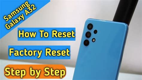 How To Factory Reset Samsung Galaxy A32 Without Password