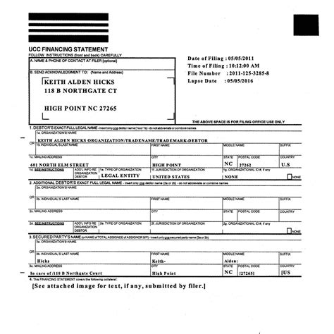 How To Fill Out A Ucc 1 Form Correctly Printable Forms Free Online