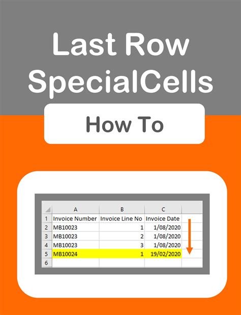 How To Find Last Row Using Specialcells Excel Vba Skills And Automation