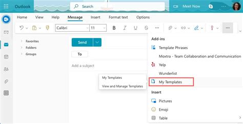 How To Find Templates In Outlook