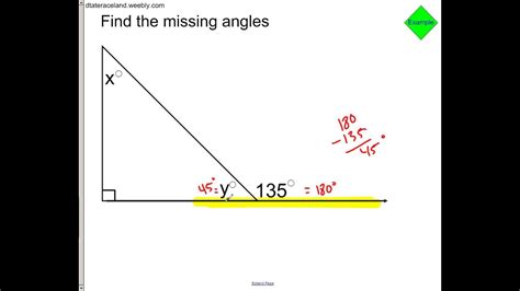 How To Find Two Missing Angles In A Triangle The Missing Angle