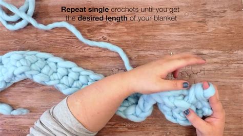 How To Finger Crochet A Blanke