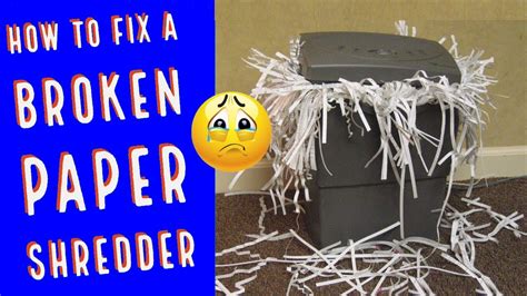 How To Fix A Broken Paper Shredder Fast And Easy Teardown And …