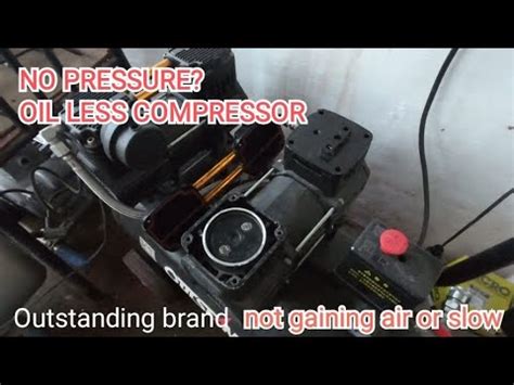 How To Fix Air Compressor Not Building Pressure. YouTube