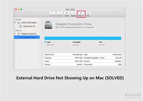 How To Fix An External Hard Drive Not Showing Up On Mac