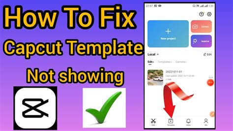 How To Fix Capcut Template Not Showing