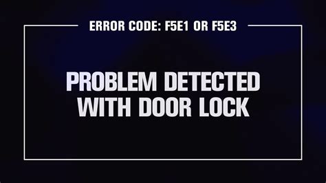 How To Fix F5E1 and F5E3 Error Codes On Maytag® Top …