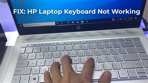 How To Fix HP Laptop Keyboard Not Working in Windows 10 YouTube