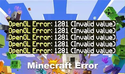 How To Fix Minecraft Opengl Error Opengl Error1281 Youtube
