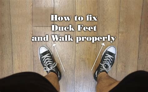 How To Fix Your Duck Feet Before They Injure You