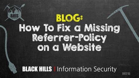 How To Fix a Missing Referrer-Policy on a Website