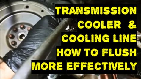 How To Flush a Transmission Cooler -EricTheCarGuy - YouTube