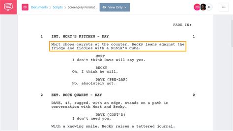 How To Format A Screenplay