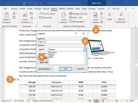 How To Format Table Captions In Word Printable Templates Free