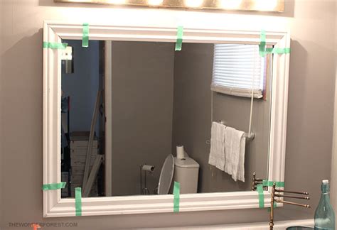 How To Frame a Mirror Quickly and Easily! Wonder Forest