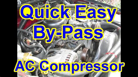 How To Free A Locked Up AC Compressor Clutch?