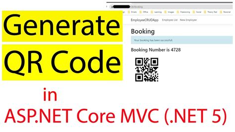 How To Generate QR Code In ASP.NET MVC Core 6