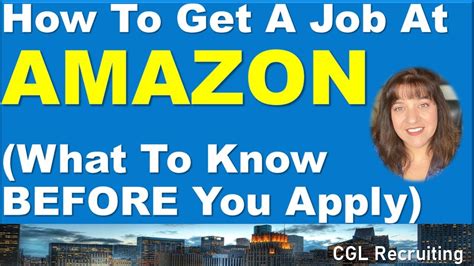 How To Get A Job At Amazon Glassdoor