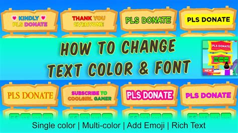 How To Get Colored Text Change Font & Text Color Get Rich Text