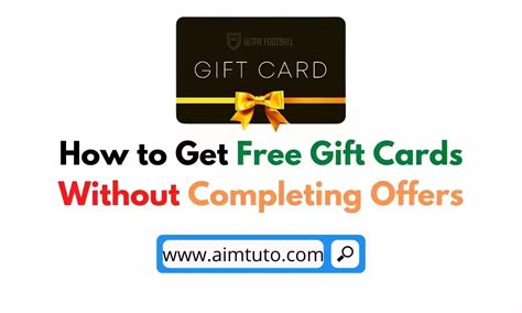 How To Get Free Gift Cards Online Without Completing Offers …