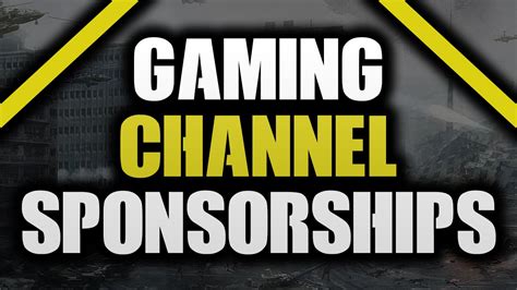 How To Get Gaming Sponsors - YouTube