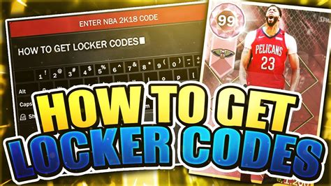 How To Get Locker Codes For Nba 2k18 2k18 Locker Code