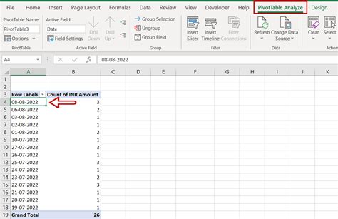 How To Get Month Name In Pivot Table