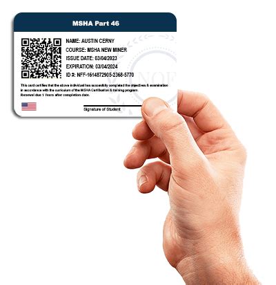 How To Get Msha Certification Writings and Essays