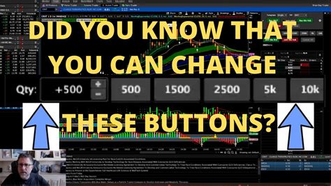 How To Get Real Time Data In Thinkorswim Active Trader Quantity Buttons