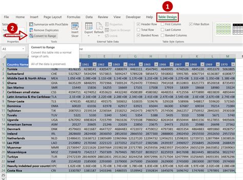 How To Get Rid Of A Table In Excel SpreadCheaters