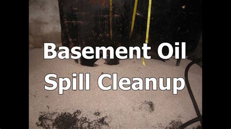 How To Get Rid Of Spilled Heating Oil Odor In Concrete Basement