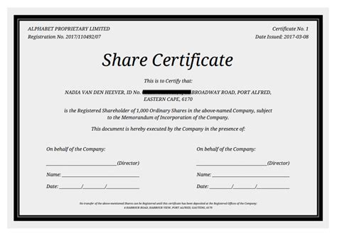 How To Get Share Certificate In South Africa - 2024/2024 - 2024/2024