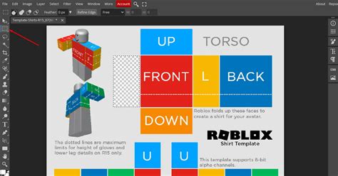 How To Get Shirt Template On Roblox Youtube