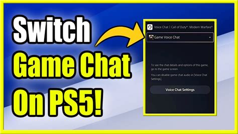 How To Go To Game Chat On Ps5