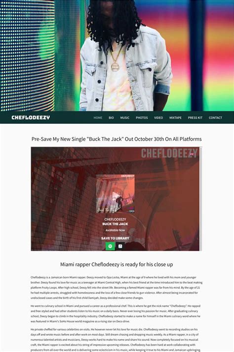 How To Great Rapper Website Website Design Inspiration in 2021
