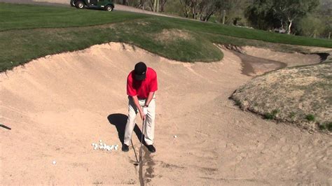 How To Hit Out of a Sand Trap Golf Lessons - YouTube