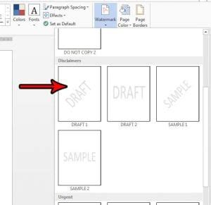 How To Insert Draft Watermark In Word 2013 solvetech