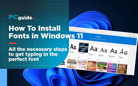 How To Install Fonts On Windows 11 PC Guide