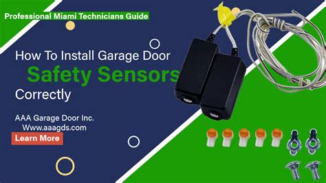 How To Install Garage Door Sensors