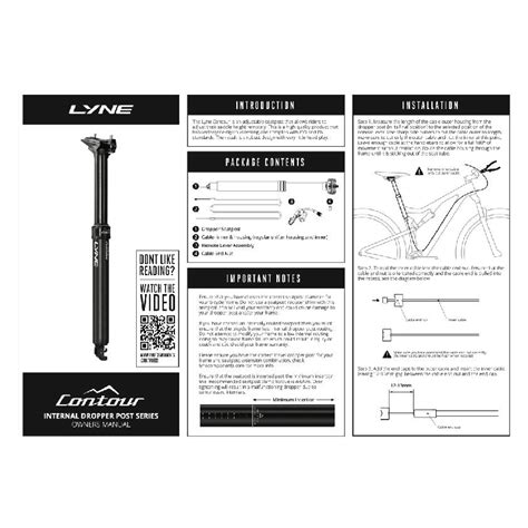 How To Install a Lyne Contour External V2 Dropper Post YouTube