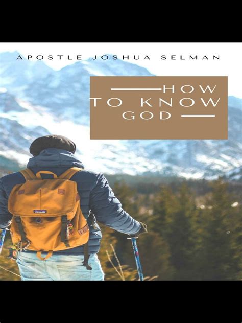 How To Know God