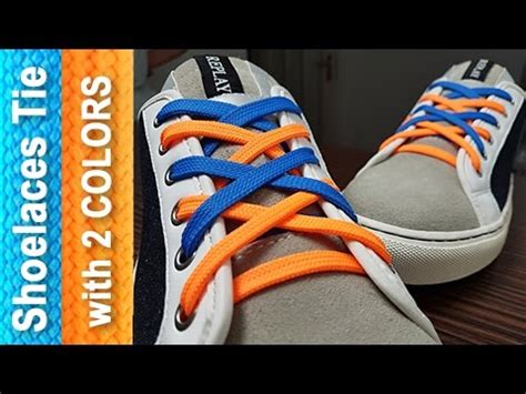 How To Lace Shoes With 2 Different Color Laces?