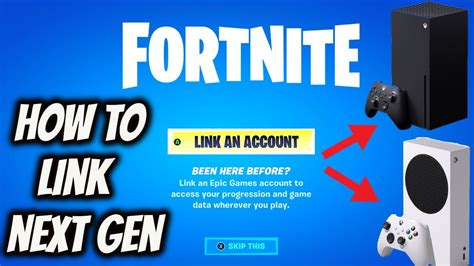 How To Link Xbox To Epic Games Account For Fortnite - YouTube